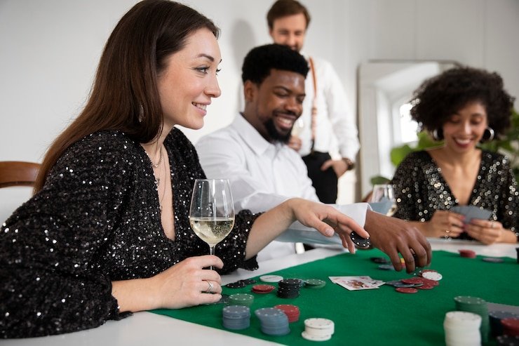 Android smartphone displaying live casino table interface and football markets